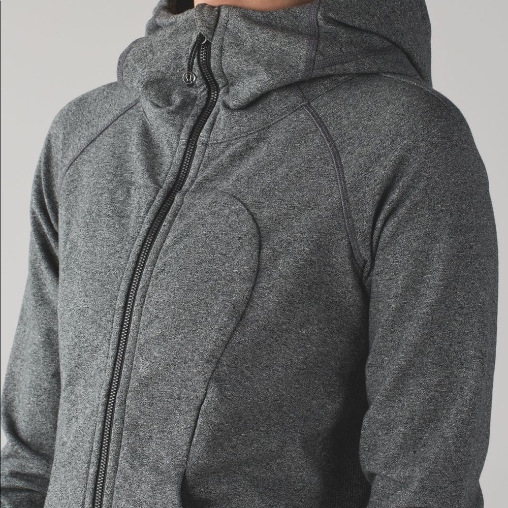 Lululemon Scuba Hoodie III grey black